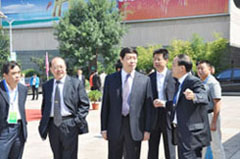 济南市公用事业局领导陪同中国住建司陈宜名司长参观